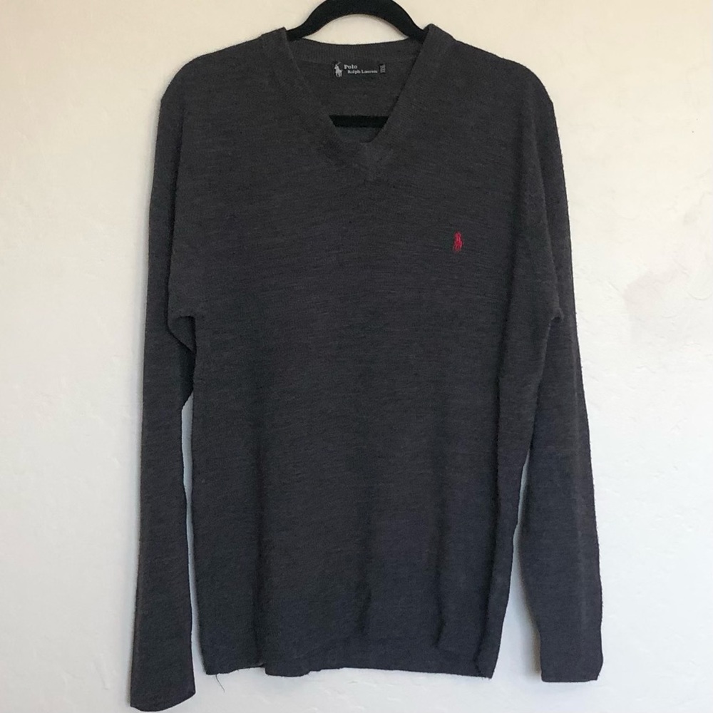 Polo Ralph Lauren Black Label Cashmere V-Neck Sweater Sz XXL